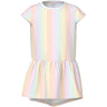 Name It Bright White Cool Stripe Nmfvigga Capsl Dress F1 Noos