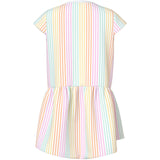 Name It Bright White Cool Stripe Nmfvigga Capsl Dress F1 Noos