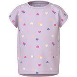 Name It Lavender Fog Colorful Hearts Nmfvigga Capsl Top