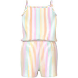 Name It Bright White Cool Stripe Nmfvigga Strap Suit