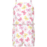 Name It Bright White Pink Butterfly Nmfvigga Strap Suit