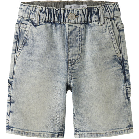 Name It Vintage Medium Blue Denim Nmmben Loose Dnm Bermuda 8620-Bc Noos