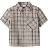 Name It Chateau Gray Check Nmmhowie Ss Nreg Shirt Box