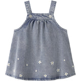 Name It Light Blue Denim Emb Nbfflora Dnm Emb Dress 2017-Yb H