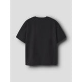 Name It Black Nkfaftina Stitch Ss Nreg Top Box Wdi