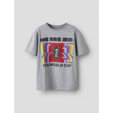 Name It Grey Melange Nkmmacs Fifa Ss Nreg Top Box Ous