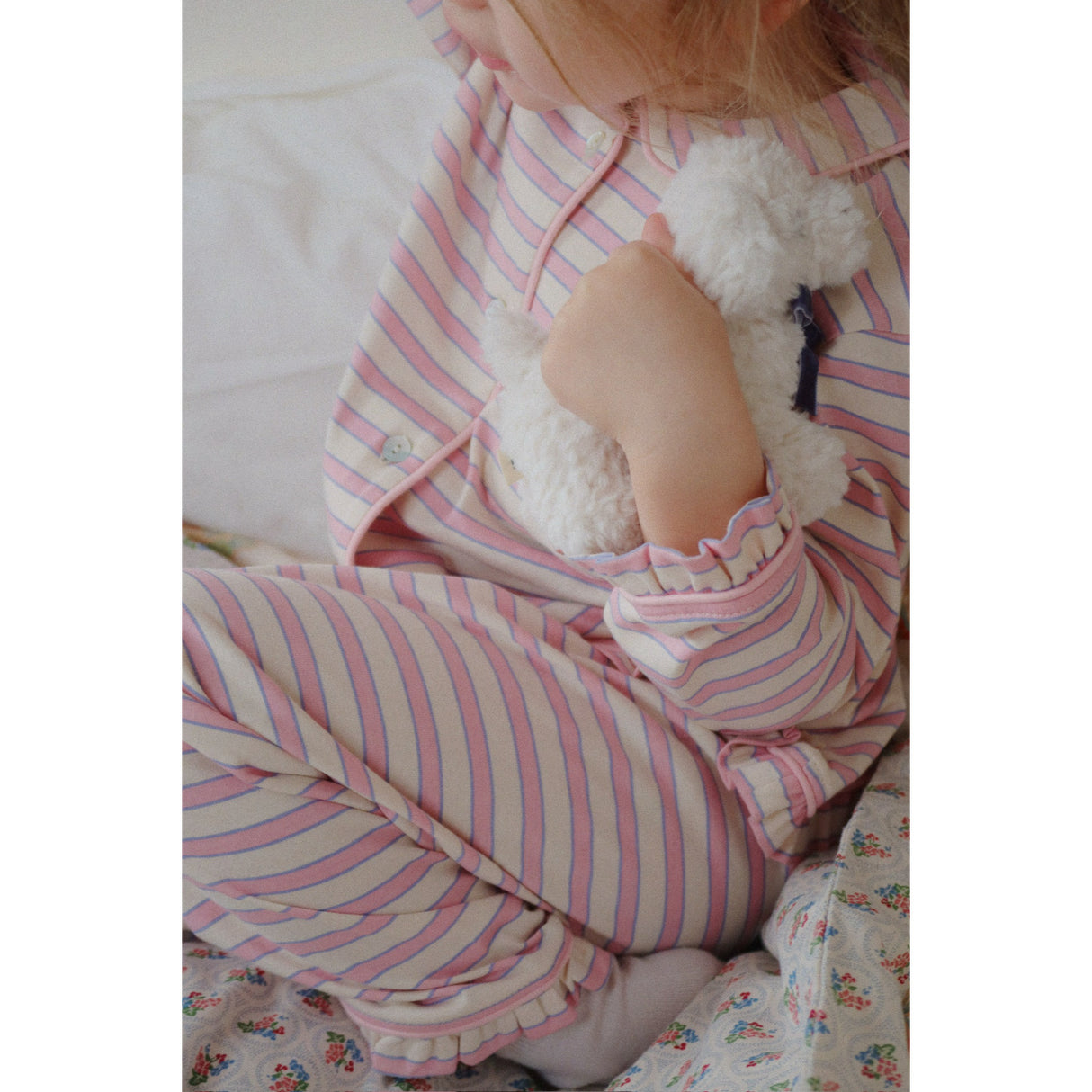 Konges Sløjd Lolly Stripe Pio Frill Set Gots