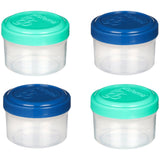 Sistema Ocean Blue &amp; Minty Teal To Go Dressing Opbevaringsbøtter 35 Ml 4-Pack