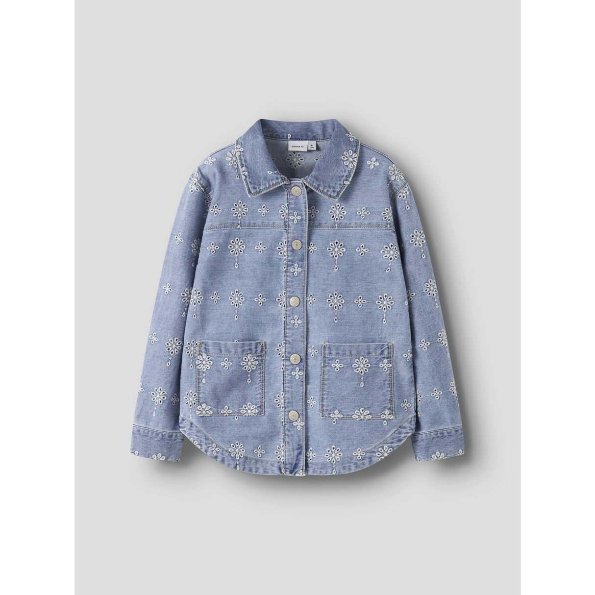 Name It Light Blue Denim Anglaise Nkfharper Dnm Anglaise Jacket 1026-Ov H