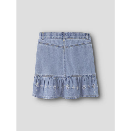 Name It Light Blue Denim Anglaise Nkfhallie Dnm Anglaise Skirt 1026-Ov H