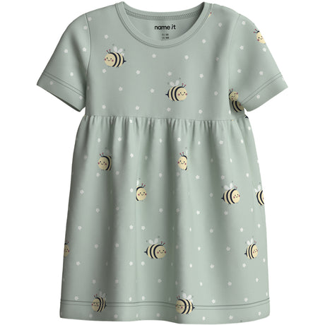 Name It Pale Aqua Bee Nbfvandora Ss Dress Box