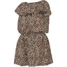 Name It Turtledove Leopard Nkfvinaya Ss Playsuit Fffff Noos