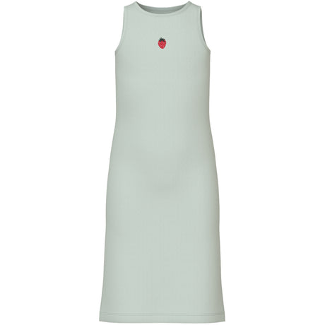 Name It Pale Aqua Strawberry Nkfvivemma Tank Slim Dress