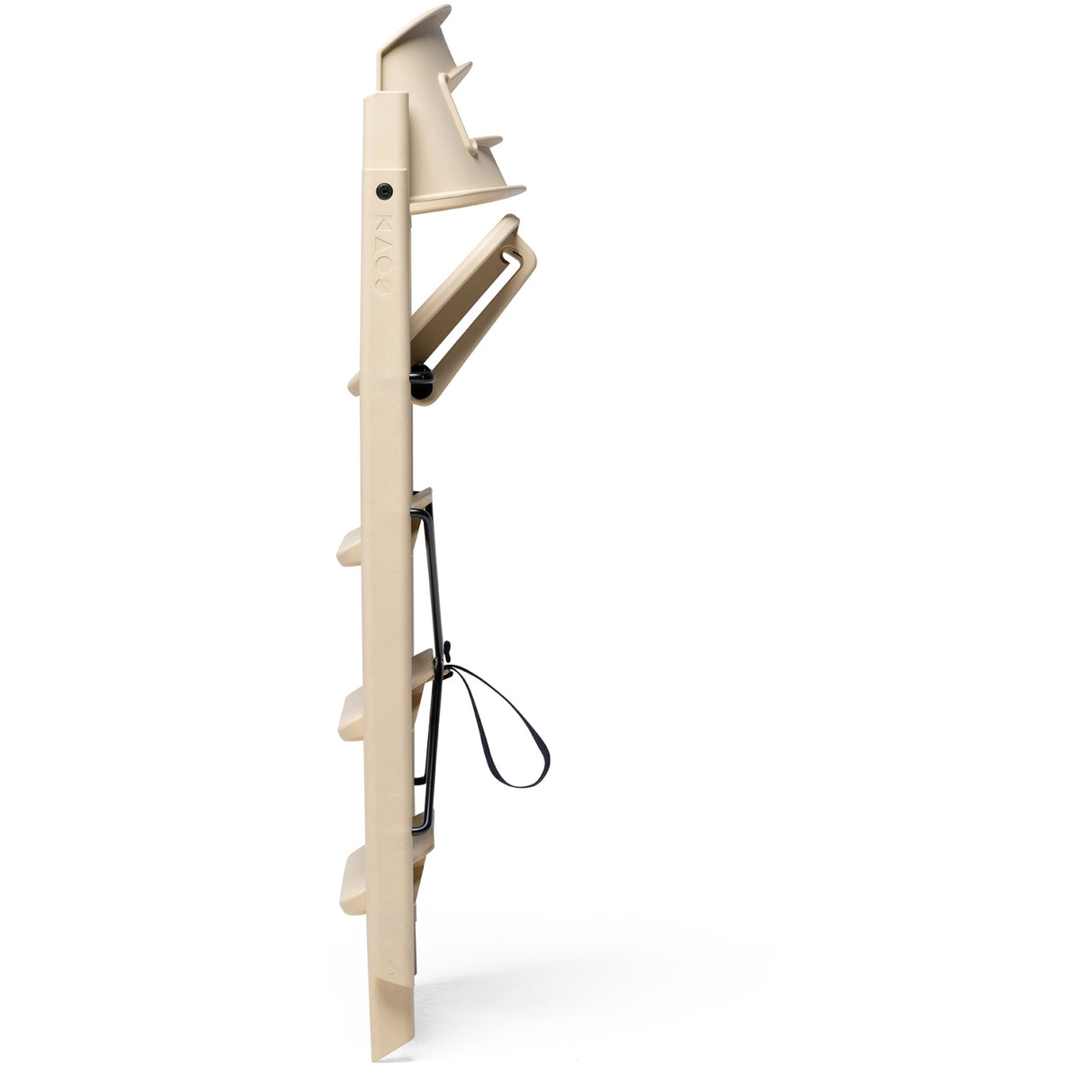 KAOS Desert Sand Klapp High Chair Recycled With KLAPP® Safety Rail & Tray Bundle