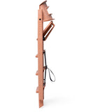 KAOS Terracotta Pink Klapp High Chair Recycled With KLAPP® Safety Rail & Tray Bundle