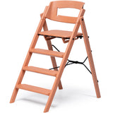 KAOS Terracotta Pink Klapp High Chair Recycled With KLAPP® Safety Rail & Tray Bundle