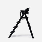 KAOS Charcoal Black Klapp High Chair Recycled With KLAPP® Safety Rail & Tray Bundle