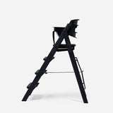 KAOS Charcoal Black Klapp High Chair Recycled With KLAPP® Safety Rail & Tray Bundle