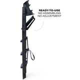 KAOS Charcoal Black Klapp High Chair Recycled With KLAPP® Safety Rail & Tray Bundle