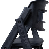 KAOS Charcoal Black Klapp High Chair Recycled With KLAPP® Safety Rail & Tray Bundle