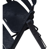 KAOS Charcoal Black Klapp High Chair Recycled With KLAPP® Safety Rail & Tray Bundle