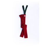 Silly Silas Maple Leaf With Dark Forest Green Footless Tights Christmas Edition