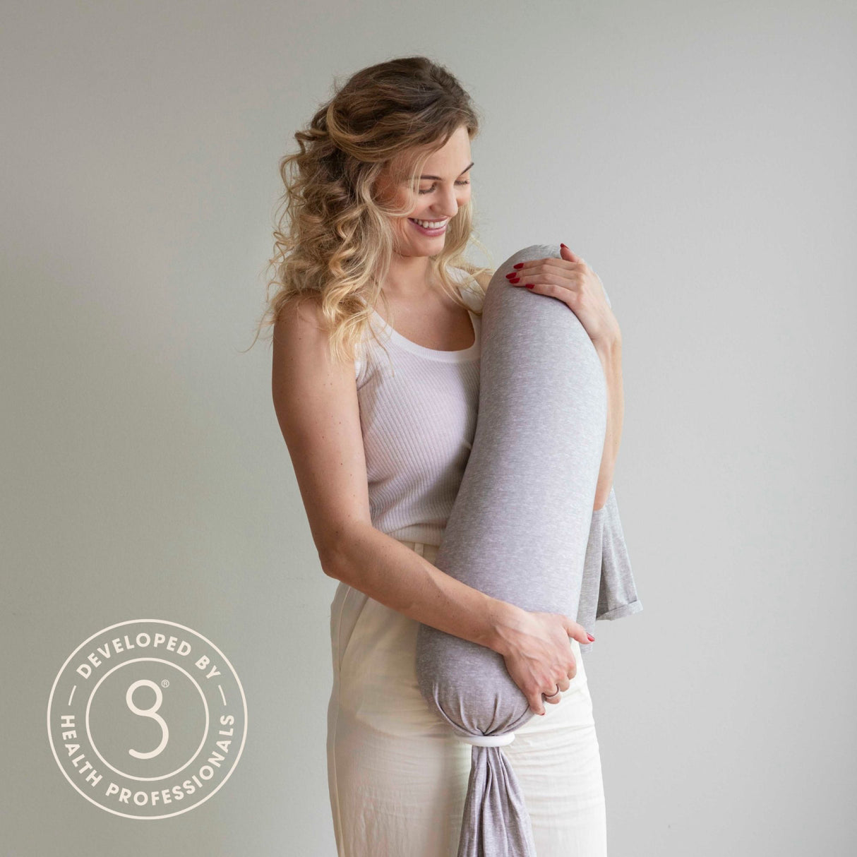 bbhugme Grey/Melange Nursing Pillow