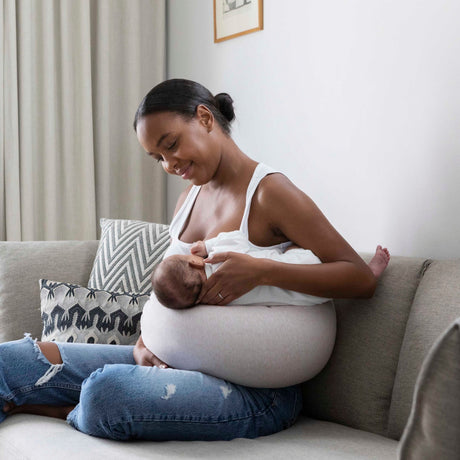 bbhugme Pink/Melange Nursing Pillow