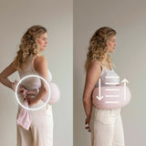 bbhugme Pink/Melange Nursing Pillow