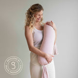 bbhugme Pink/Melange Nursing Pillow