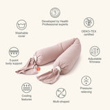 bbhugme Pink/Vanilla Pregnancy Pillow