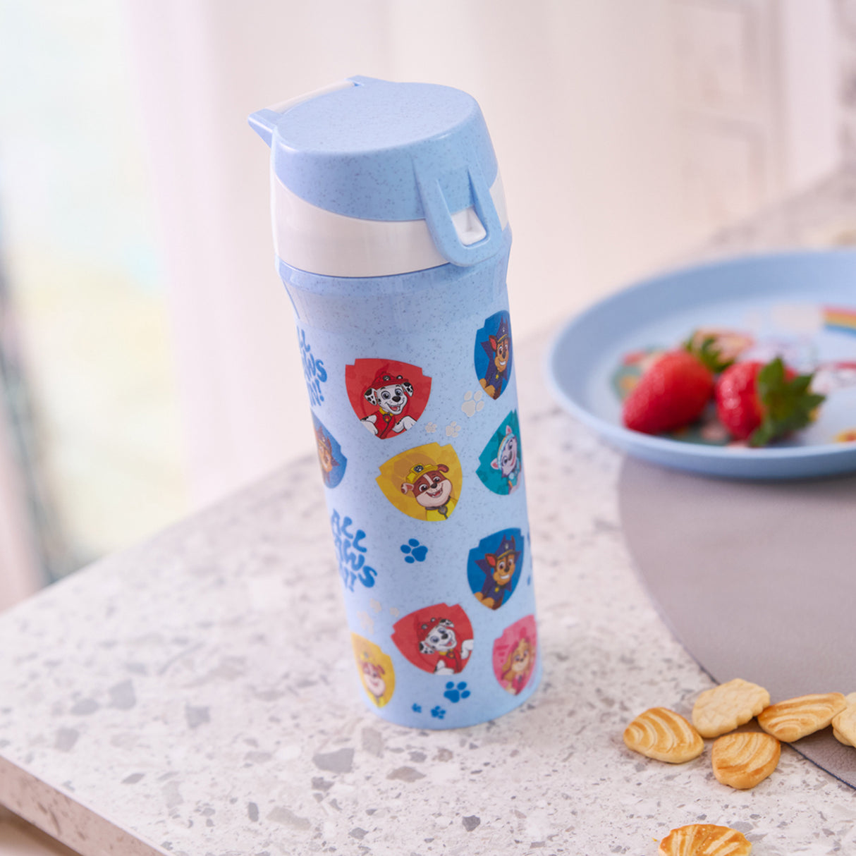 Koziol Organic Sky Blue Water Bottle 500Ml Stan 0,5 Grow Paw Patrol