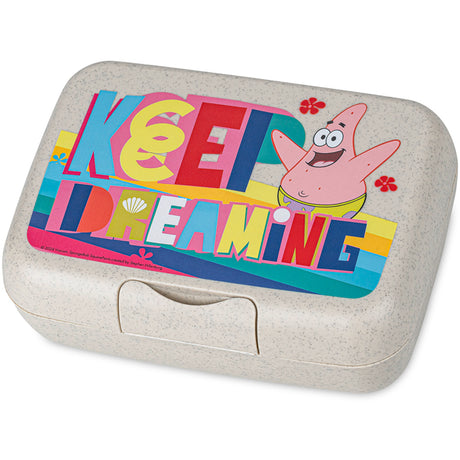 Koziol Organic Sand Lunch Box With Separation Bowl Candy L Spongebob Patrick