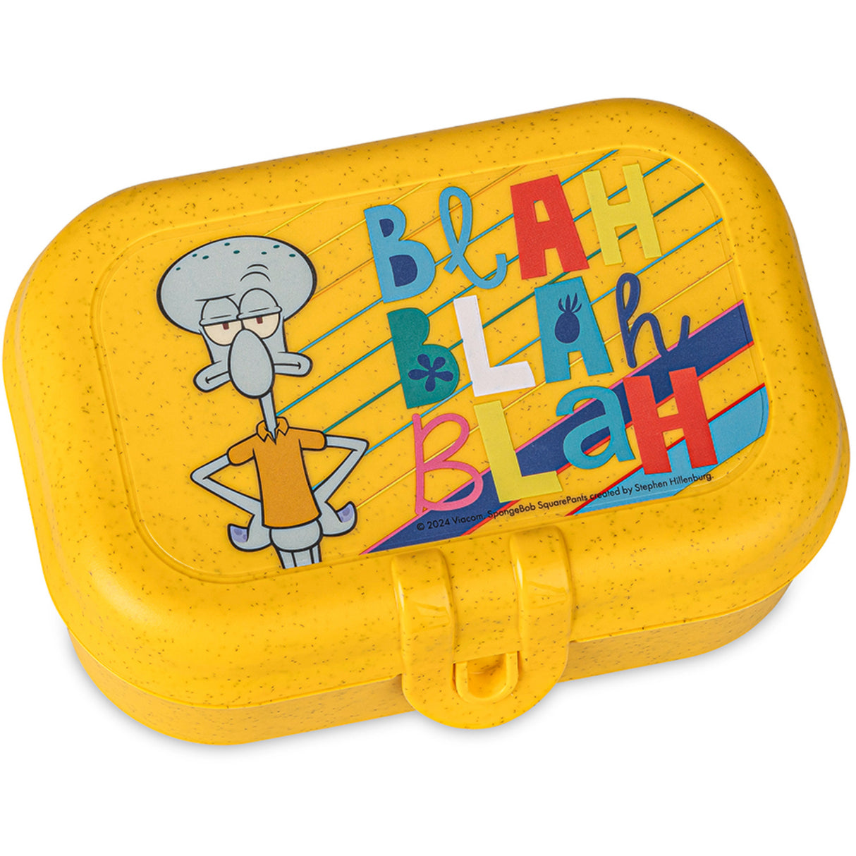 Koziol Organic Honey Yellow Lunch Box Set Pascal Ready Mini Spongebob Squidward