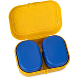 Koziol Organic Honey Yellow Lunch Box Set Pascal Ready Mini Spongebob Squidward