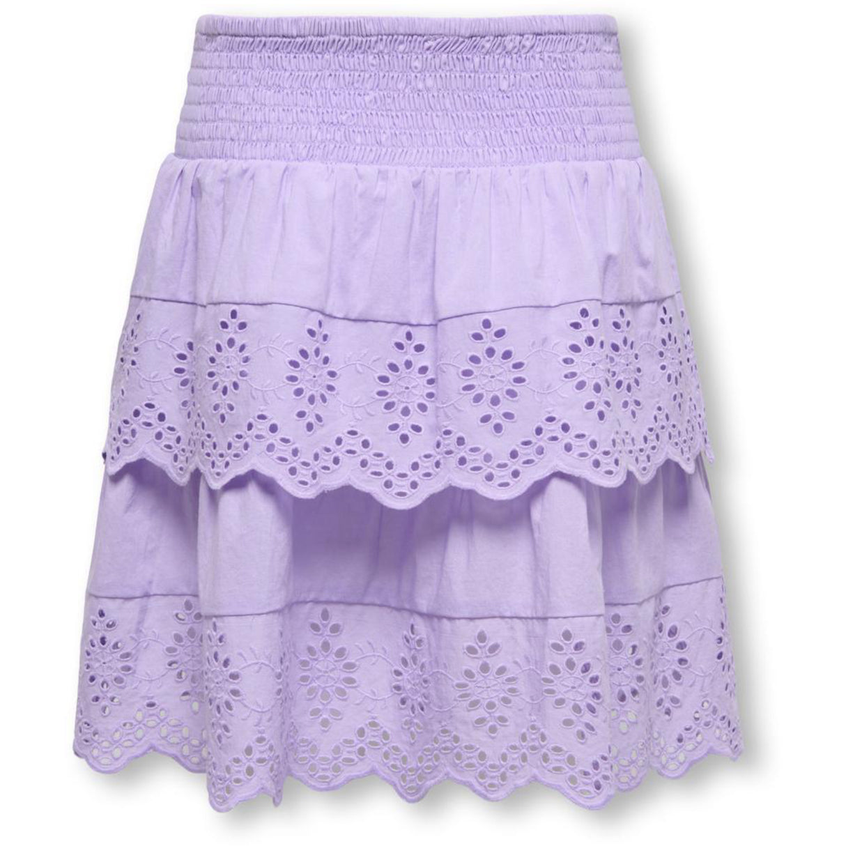 kids ONLY Lilac Breeze Koglou Life Emb Layered Skirt Wvn