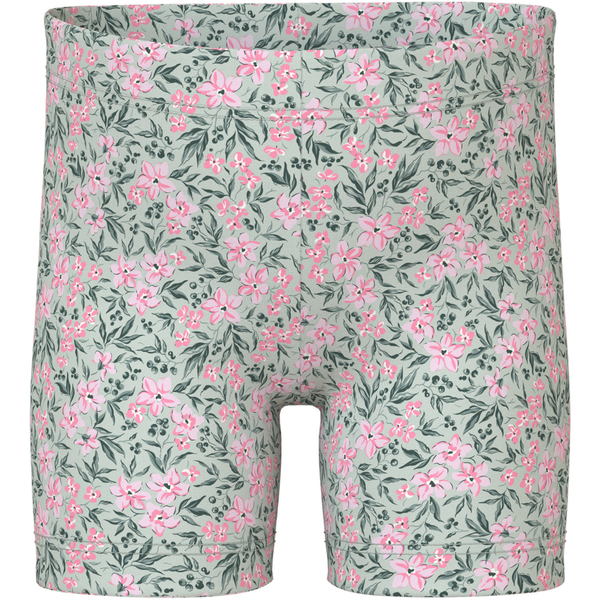 Name It Pale Aqua Pink Flowers Nmfvayo Short Leggings