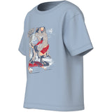 Name It Blue Fog Dino Skate Nmmvanyo Ss Nreg Top