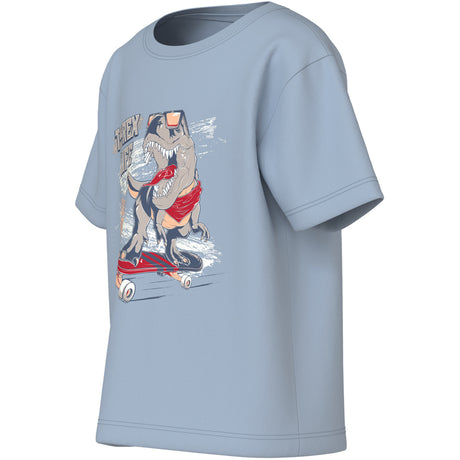 Name It Blue Fog Dino Skate Nmmvanyo Ss Nreg Top