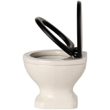 Maileg WC, Mus - Råhvid