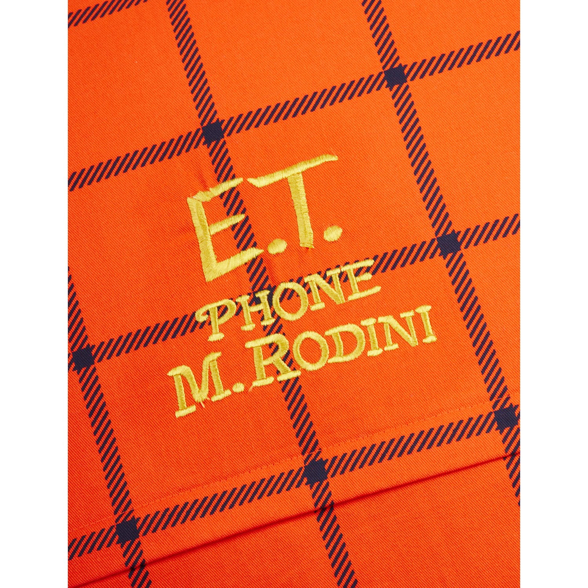 Mini Rodini Blue E.T. AOP Padded Quilted Pillowcase