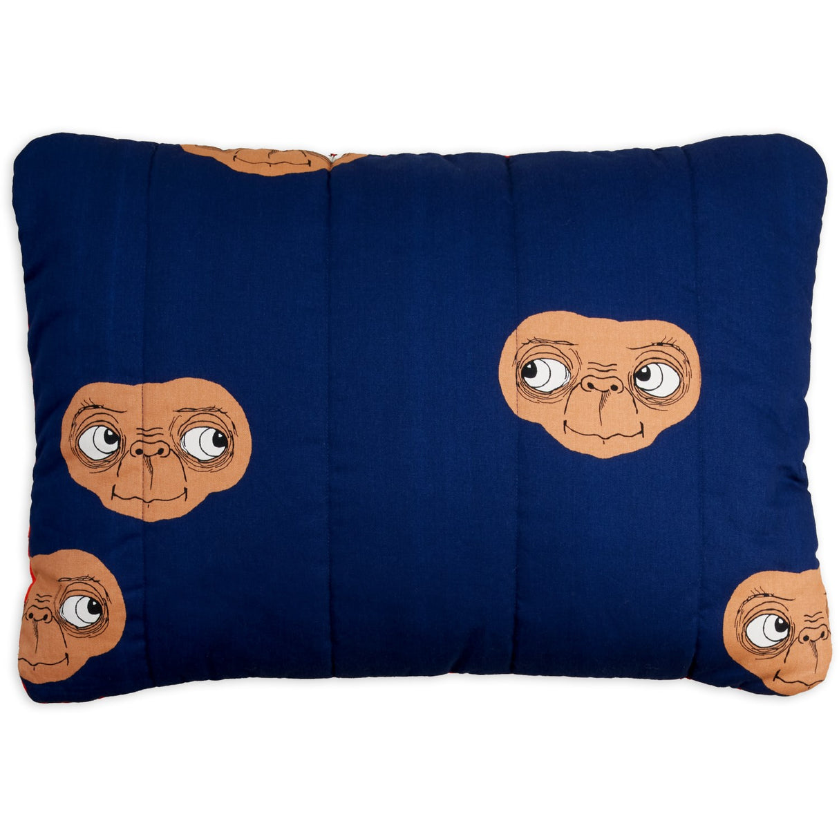 Mini Rodini Blue E.T. AOP Padded Quilted Pillowcase