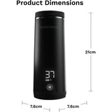 Baby Brezza Black Superfast Portable Bottle Warmer