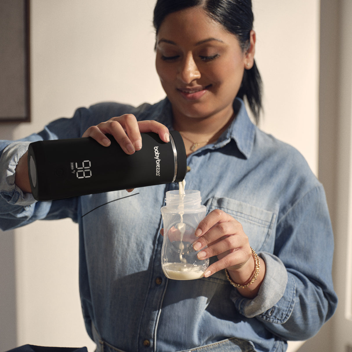 Baby Brezza Black Superfast Portable Bottle Warmer