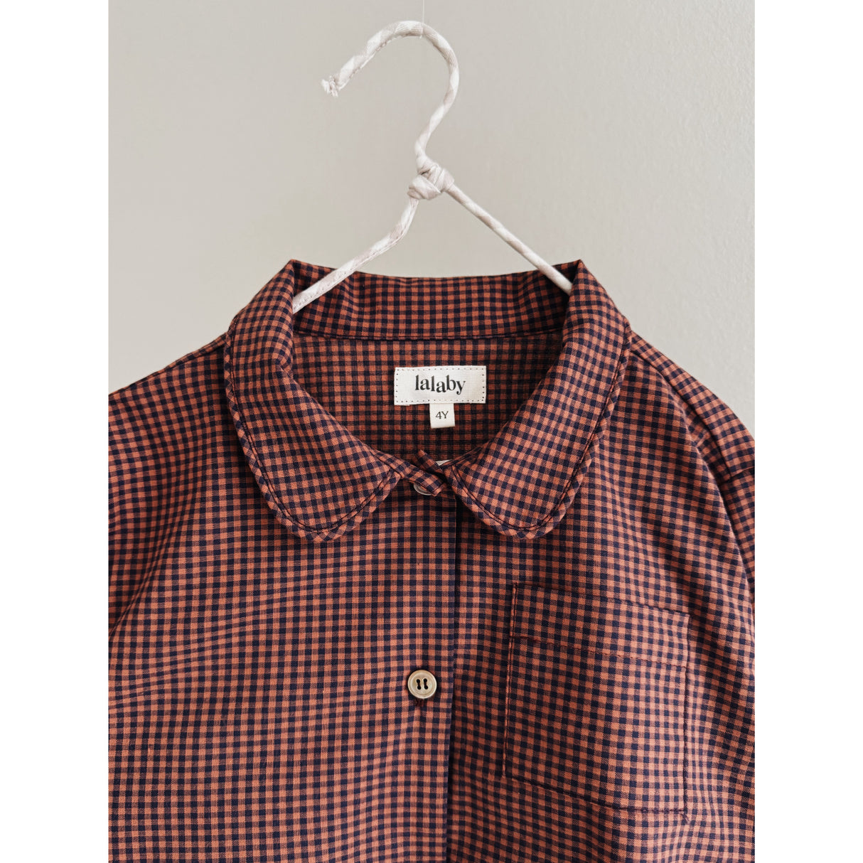 Lalaby Indigo Check Classic Pyjamas