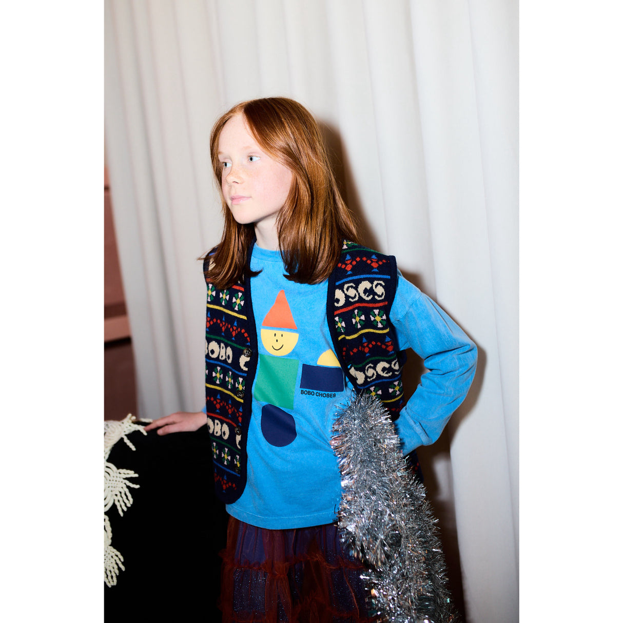 Bobo Choses Multicolor Toys All Over Knitted Vest