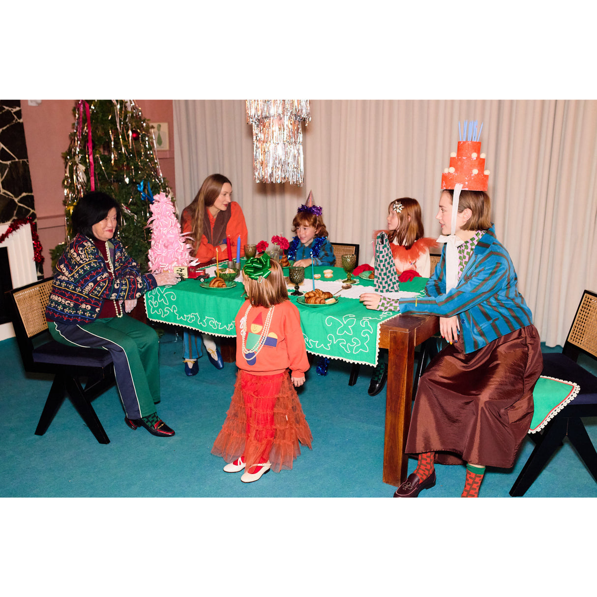 Bobo Choses Orange Wooden Toy Sweatshirt