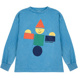 Bobo Choses Light Blue Wooden Toy T-Shirt