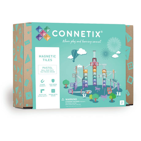 Connetix Pastel Ball Run Pack 106 Pieces