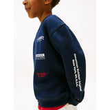 Tommy Hilfiger Dark Night Navy Multi Print Sweatshirt